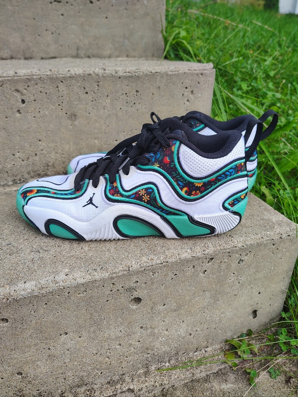 Nike Tatum 3 “Welcome to the Garden” Men’s Size 8 Floral Green White